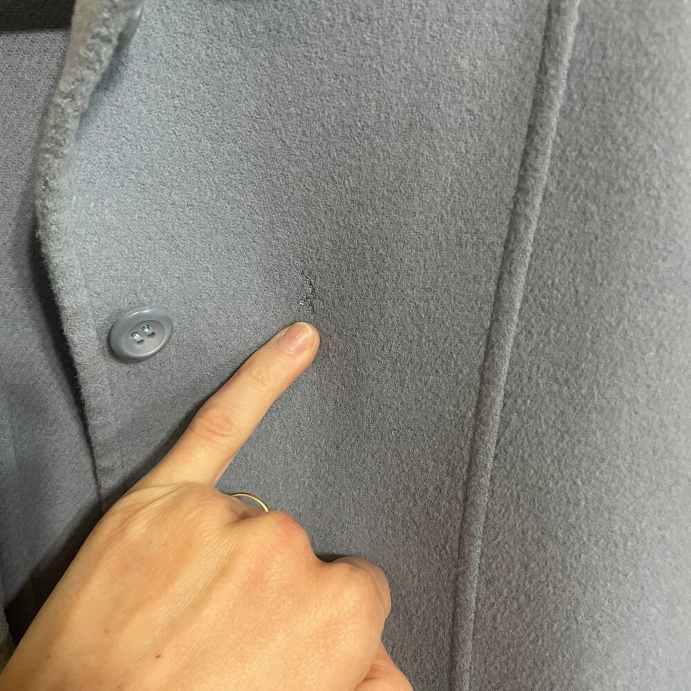 Pendleton Light Blue Merino Wool Jacket Blazer S … - image 5